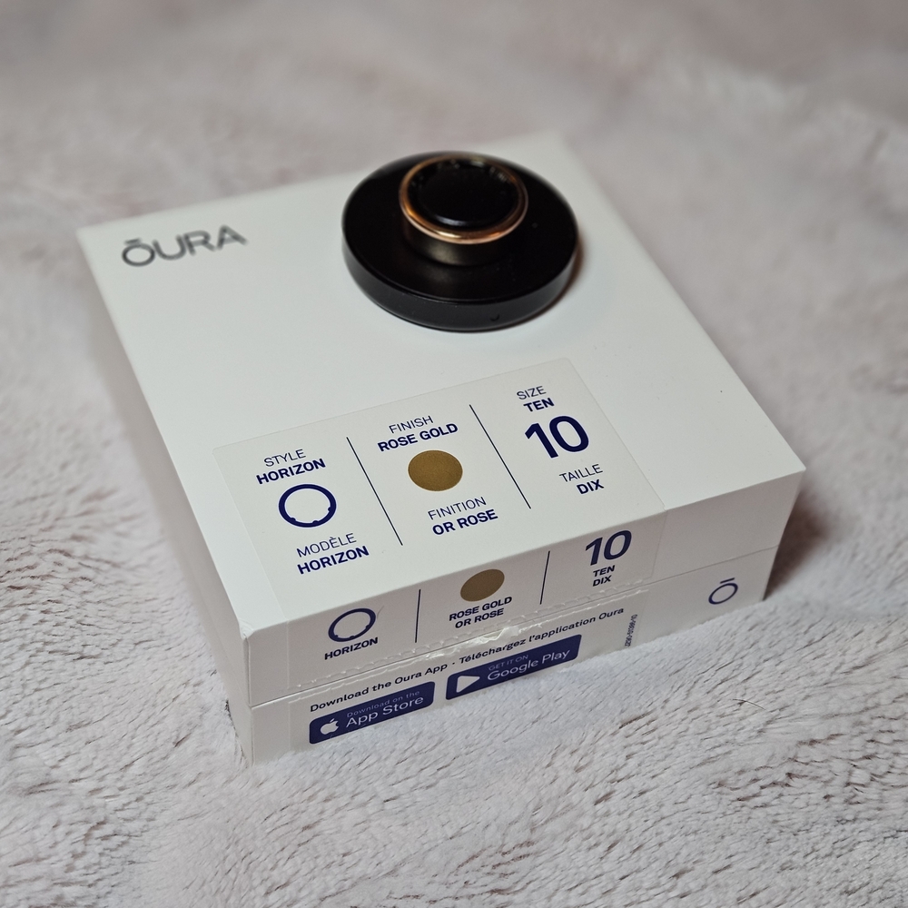 Oura 3 Horizon Ring (Size 10) in Rose Gold